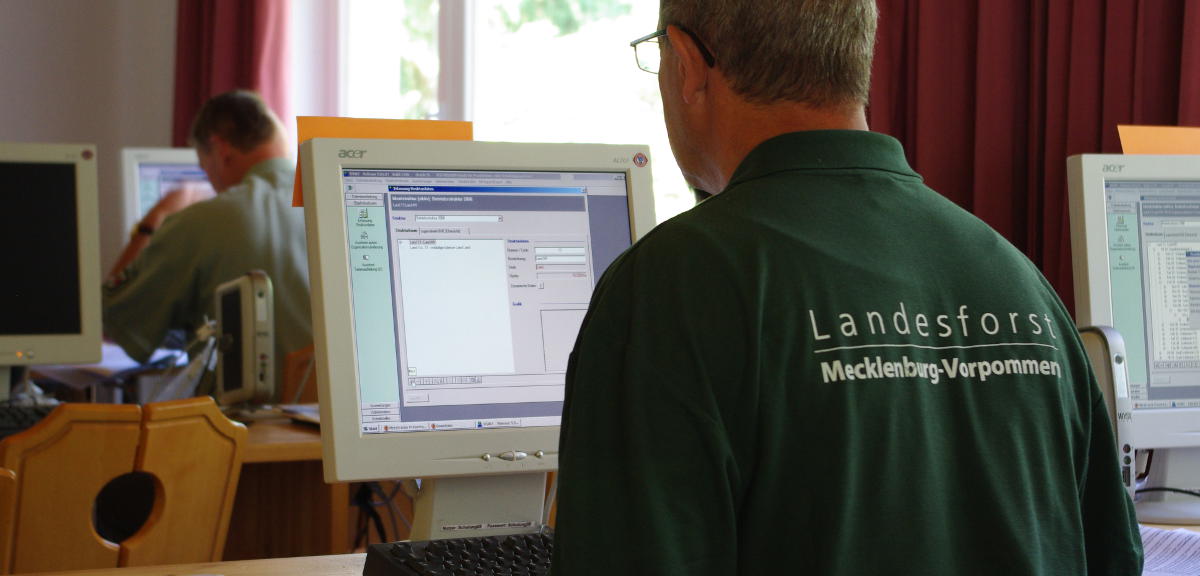 Aktualisierung der Datenbank Datenspeicher Wald 2
