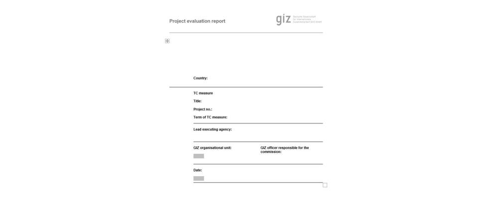 Qualitätschecks von GIZ-Evaluierungsberichten
